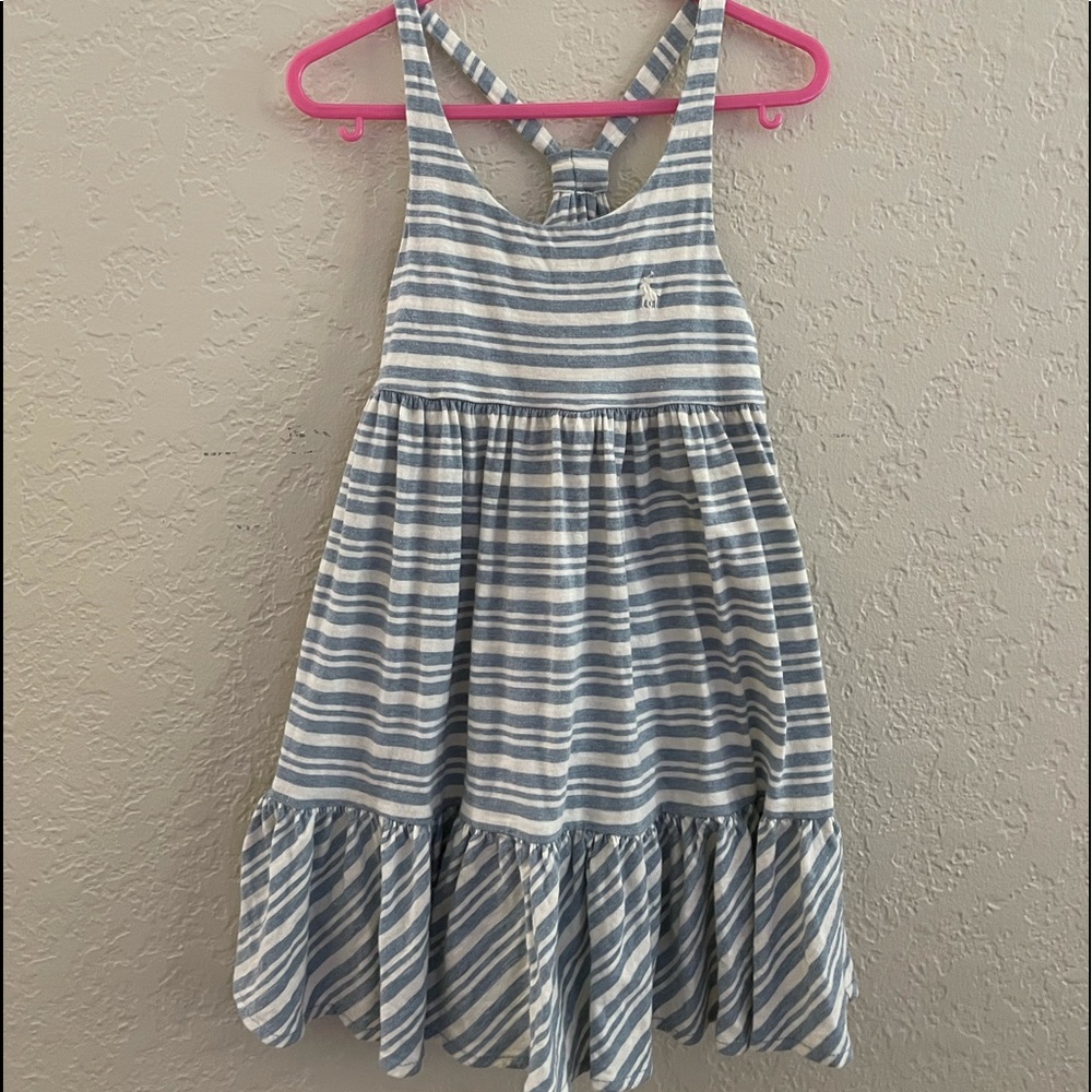 Ralph Lauren Chambray Racer Back Sundress